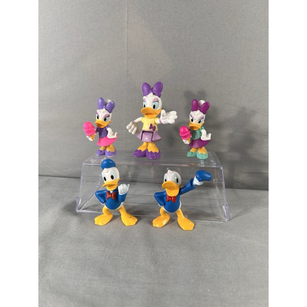 Disney Jakks Pacific Daisy And Donald‎ Duck Figures 2.25" - 3" Tall Lot Of 5